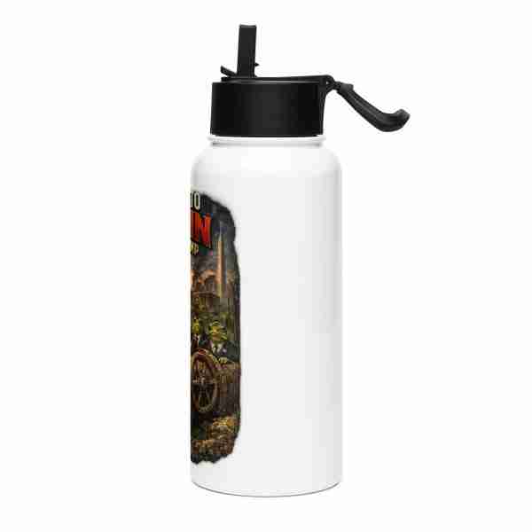 Drain the Swamp = Compliant Defiant - steel water bottle with a straw lid - Image 3
